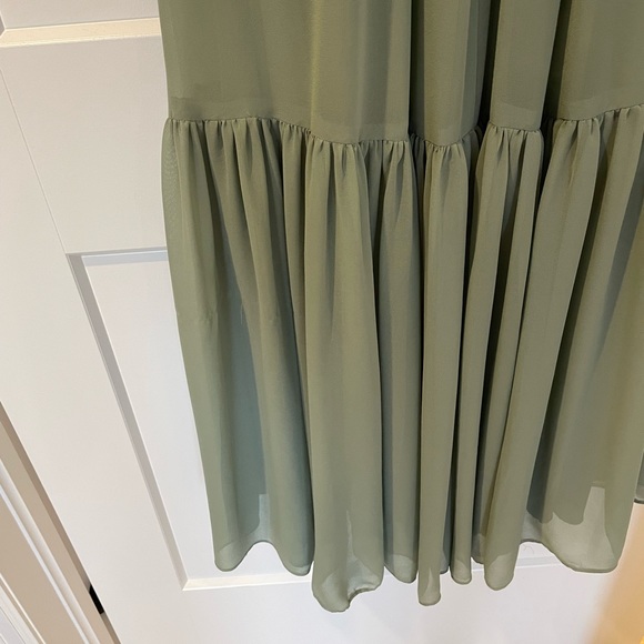 Morilee V-Neck Ruched Dress - Picture 3 of 6